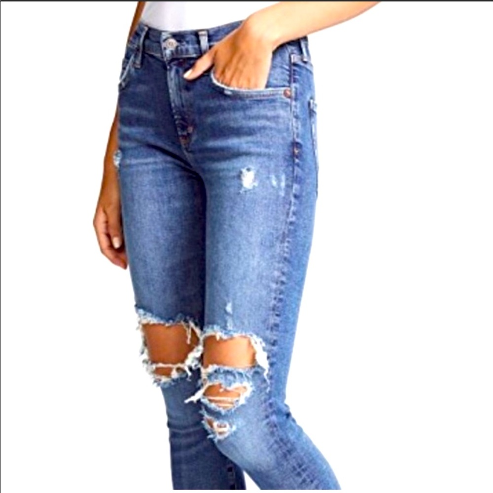 Agolde Sophie distressed jeans
